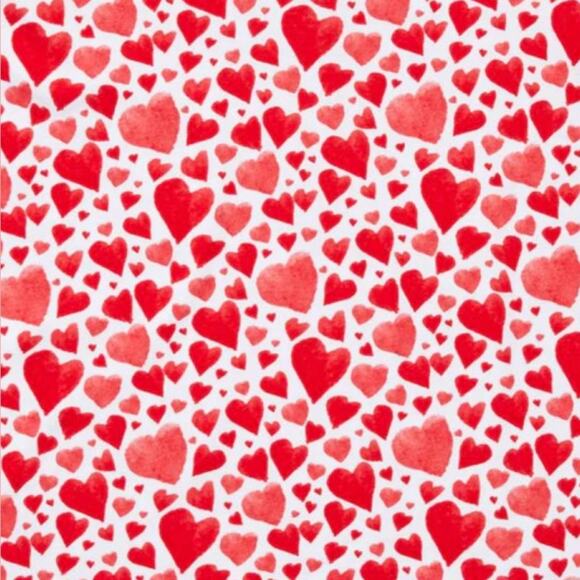 Hart+Land Heart Patterned Organic Pima Cotton Women’s Pajama Set Size L - Picture 3 of 5